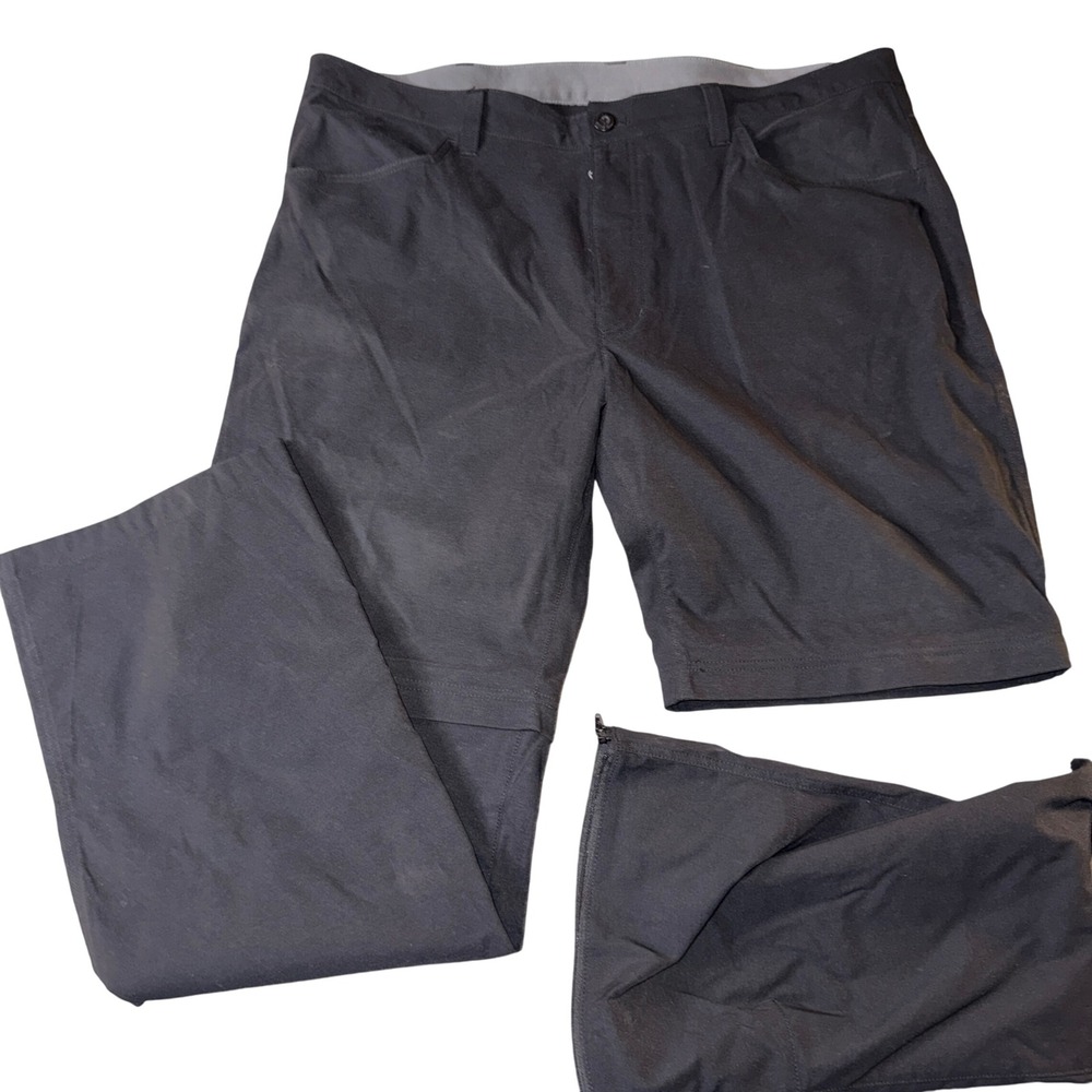 Eddie Bauer‎ Mens Convertible Tech Pants 40x32 Black Hiking Outdoor - Picture 7 of 7